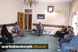 دیدار اعضای نخستین اجلاسیه شهدای دانشجومعلم دانشگاه فرهنگیان آذربایجان شرقی با نماینده ولی فقیه در استان وامام جمعه تبریز  8