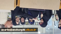 دوازدهمین نمایشگاه آثار هنری دانشجومعلمان به مناسبت دهه سرآمدی آموزش در پردیس فاطمه الزهرا برگزار شد  4