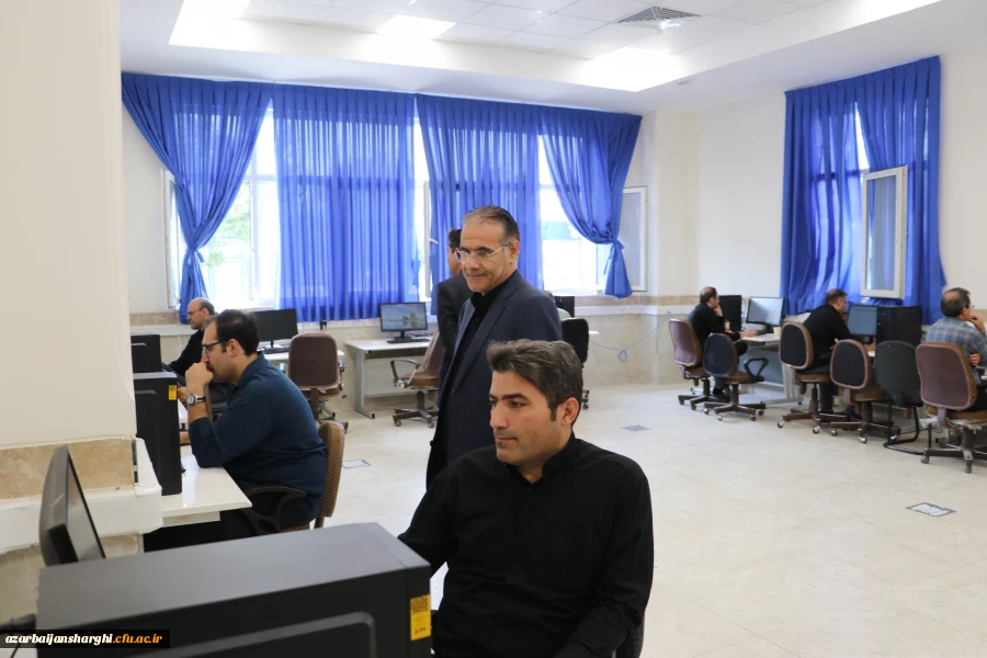 برگزاری آزمون الکترونیکی متقاضیان اعزام به مدارس خارج از کشور در دانشگاه فرهنگیان آذربایجان شرقی  3