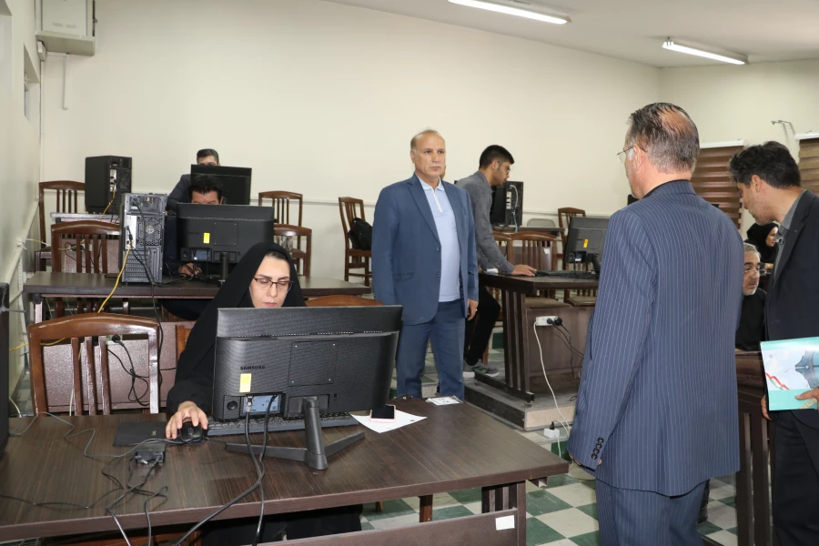 برگزاری آزمون الکترونیکی متقاضیان اعزام به مدارس خارج از کشور در دانشگاه فرهنگیان آذربایجان شرقی  7