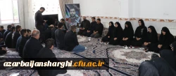 دیدار هیئت رئیسه دانشگاه فرهنگیان آذربایجان شرقی با خانواده معظم و معزز شهید قربانعلی ناموری در شهرستان بستان آباد 2