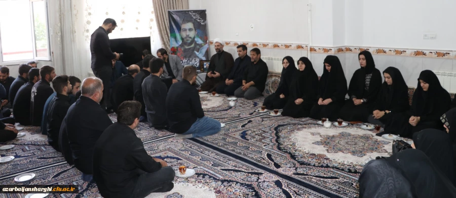دیدار هیئت رئیسه دانشگاه فرهنگیان آذربایجان شرقی با خانواده معظم و معزز شهید قربانعلی ناموری در شهرستان بستان آباد 2