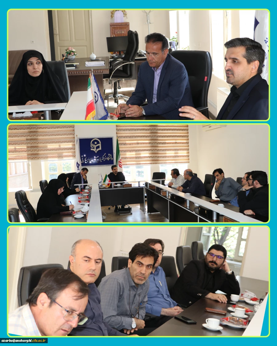 جلسه شورای هماهنگی کمیته های علمی و اجرائی ششمین همایش ملی آموزش فیزیک  PCK و آموزش ریاضی دانشگاه فرهنگیان آذربایجان شرقی  3