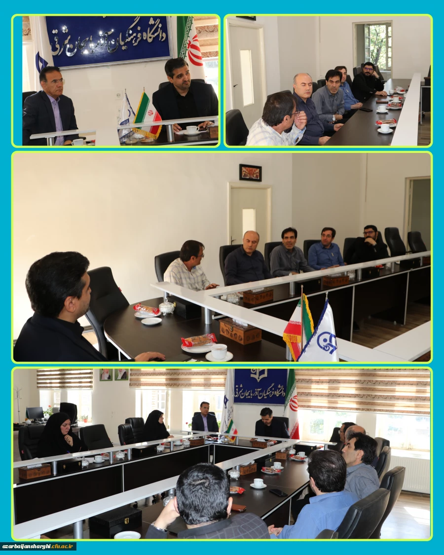 جلسه شورای هماهنگی کمیته های علمی و اجرائی ششمین همایش ملی آموزش فیزیک  PCK و آموزش ریاضی دانشگاه فرهنگیان آذربایجان شرقی  5