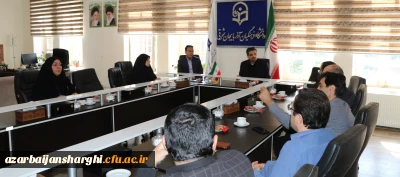 جلسه شورای هماهنگی کمیته های علمی و اجرائی ششمین همایش ملی آموزش فیزیک  PCK و آموزش ریاضی دانشگاه فرهنگیان آذربایجان شرقی 