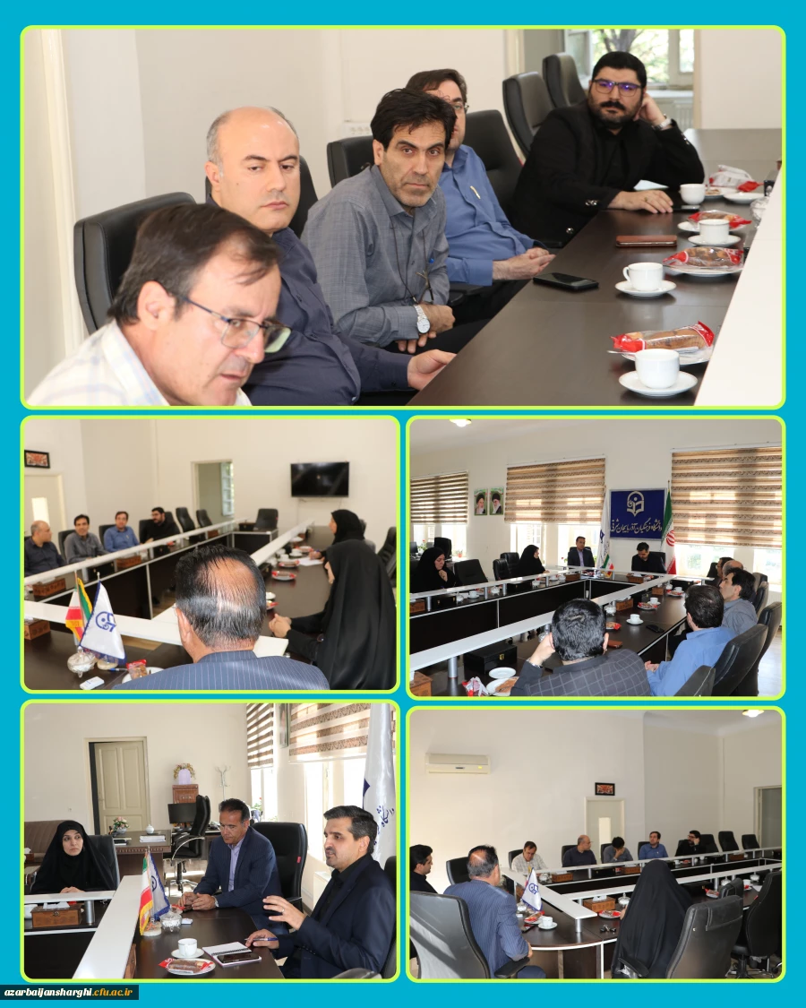 جلسه شورای هماهنگی کمیته های علمی و اجرائی ششمین همایش ملی آموزش فیزیک  PCK و آموزش ریاضی دانشگاه فرهنگیان آذربایجان شرقی  11