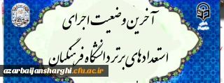 روابط عمومی دانشگاه فرهنگیان استان خبر داد:

آخرین وضعیت اجرای استعدادهای برتر