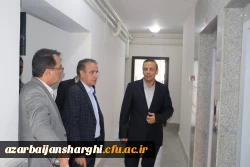بازدید رئیس دانشگاه از آپارتمانهای تکمیل شده جنب پردیس علامه امینی تبریز  3