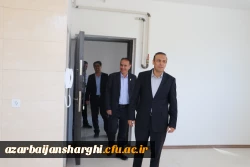 بازدید رئیس دانشگاه از آپارتمانهای تکمیل شده جنب پردیس علامه امینی تبریز  4