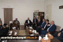 دیدار روسای نواحی آموزش وپرورش استان با رئیس دانشگاه فرهنگیان آذربایجان شرقی  2