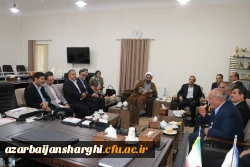 دیدار روسای نواحی آموزش وپرورش استان با رئیس دانشگاه فرهنگیان آذربایجان شرقی  3