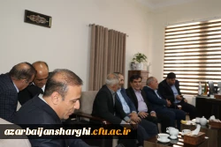 دیدار روسای نواحی آموزش وپرورش استان با رئیس دانشگاه فرهنگیان آذربایجان شرقی  10