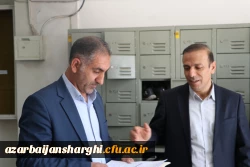 بازدید رئیس دانشگاه فرهنگیان استان آذربایجان شرقی از خوابگاه دانشجویی پردیس علامه امینی تبریز  3