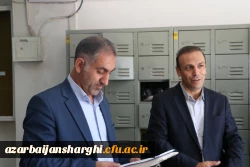 بازدید رئیس دانشگاه فرهنگیان استان آذربایجان شرقی از خوابگاه دانشجویی پردیس علامه امینی تبریز  5