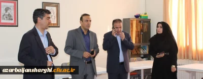 بازدید میدانی دکتر یزدانی از پردیس فاطمه الزهرا و پیگیری برنامه های انجام یافته فرصت مهر در سال تحصیلی جدید 
