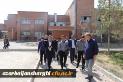 بازدید کارگروه عمران سازمان مرکزی از دانشگاه فرهنگیان آذربایجان شرقی  3