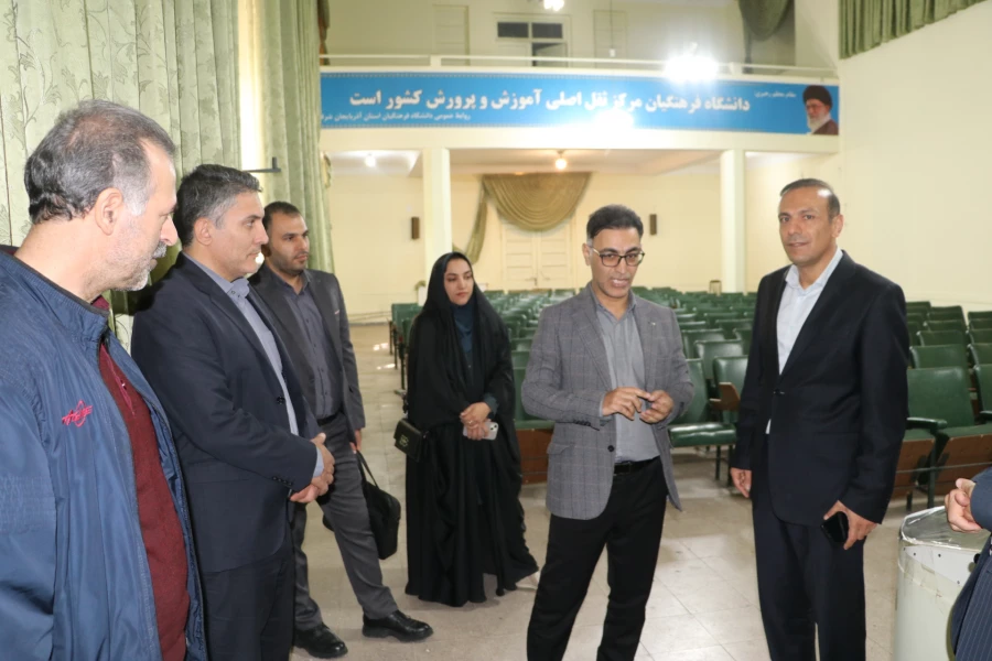 بازدید کارگروه عمران سازمان مرکزی از دانشگاه فرهنگیان آذربایجان شرقی  4