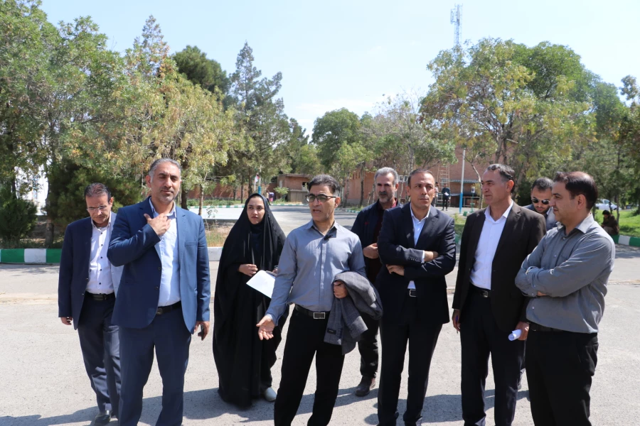 بازدید کارگروه عمران سازمان مرکزی از دانشگاه فرهنگیان آذربایجان شرقی  7
