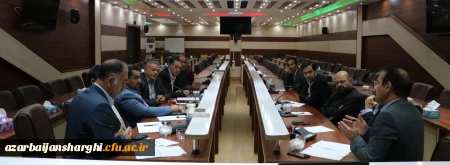 شورای دانشجویی و هماهنگی با سرپرستان شبانه روزی دانشگاه فرهنگیان آذربایجان شرقی 