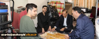 نشست صمیمی رئیس دانشگاه فرهنگیان آذربایجان شرقی با دانشجویان خوابگاهی  پردیس علامه امینی تبریز