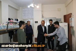 نشست صمیمی رئیس دانشگاه فرهنگیان آذربایجان شرقی با دانشجویان خوابگاهی  پردیس علامه امینی تبریز 6