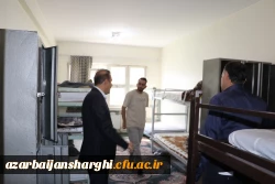 نشست صمیمی رئیس دانشگاه فرهنگیان آذربایجان شرقی با دانشجویان خوابگاهی  پردیس علامه امینی تبریز 7