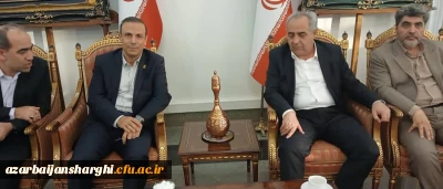 دیدار رئیس دانشگاه فرهنگیان استان با استاندار آذربایجان شرقی 
