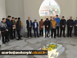 آیین سومین سالگرد تدفین شهدای گمنام دانشگاه  فرهنگیان  آذربایجان شرقی 
 7