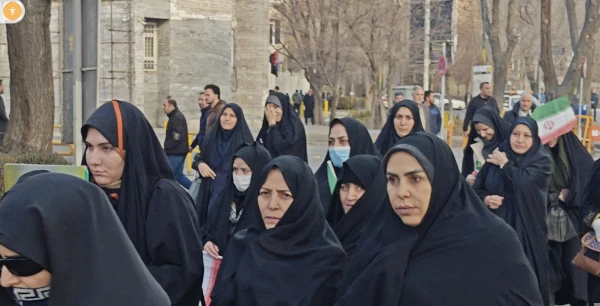 حضور پر شور خانواده ولایتمدار  دانشگاه فرهنگیان آذربایجان شرقی در راهپیمایی محکومیت اغتشاشگران آمریکایی و صهیونیستی  3