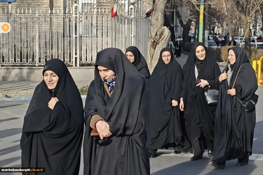 حضور پر شور خانواده ولایتمدار  دانشگاه فرهنگیان آذربایجان شرقی در راهپیمایی محکومیت اغتشاشگران آمریکایی و صهیونیستی  5