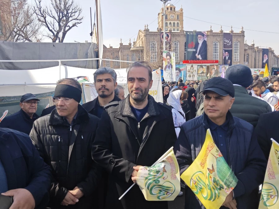 حضور حماسی  خانواده دانشگاه فرهنگیان آذربایجان شرقی در راهپیمایی روز جهانی قدس همزمان با جنگ رمضان  12